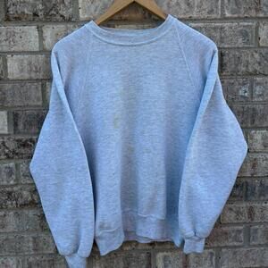 Vintage 90s Heather Gray essential blanket sweatshirt
